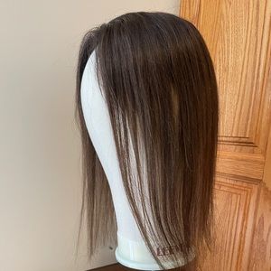 Human hair topper